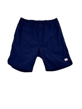 Topo Designs Mens Global Shorts S Navy Blue Nylon Gorpcore Unlined Elastic Waist